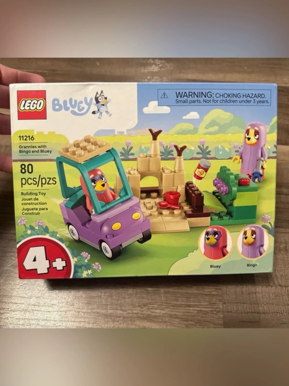 Lego Disney Bluey grannies with bingo and Bluey